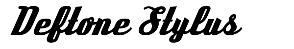Deftone Stylus font preview